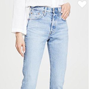 Unworn women's XS 24x28 Levis 501 Skinny Jeans